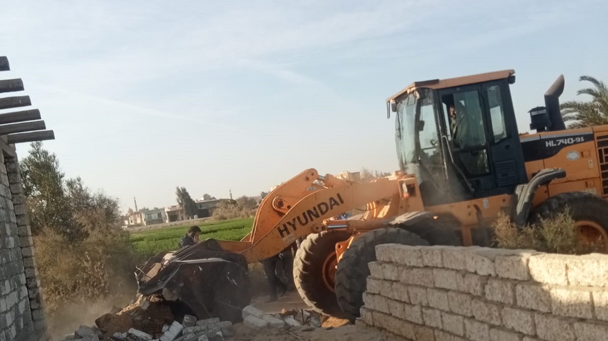102 حالة إزالة في أسبوع ضمن الحملة الـ24 لإزالة التعديات